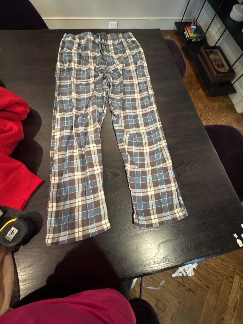 Polo Ralph Lauren Men's Blue Plaid Cotton Pajama Pants Size XL flannel preloved